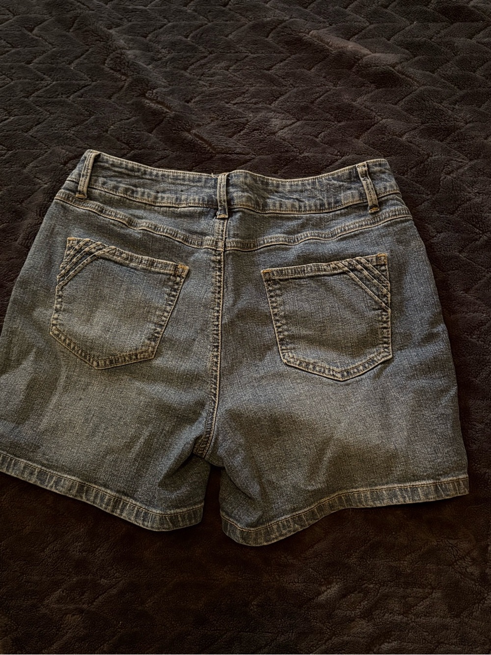 St. John's Bay Medium Blue Denim Jean Shorts